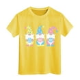 thumbnail image 1 of TZEWGL Chemise Décontractée pour Fille Garçon Chasse Lapin Imprimé Graphique Manches Courtes Col Rond Vêtements pour Enfants Taille 4-5T, 1 of 3