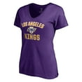 thumbnail image 2 of Women's Purple Los Angeles Kings Special Edition Victory Arch V-Neck T-Shirt, 2 of 3
