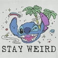 thumbnail image 2 of Men's Lilo & Stitch Stay Weird Sweatshirt White Large, 2 of 4