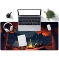 thumbnail image 2 of Cute Forest Desk Mat Large Mouse Pad Big Lofi Camping Outdoors Desk Pad Gaming Mousepad XXL Cartoon Anime Nature Aesthetic Extended Computer Laptop Keyboard Mouse Mat 31.5''''X15.7'''' Deskmat, 2 of 6