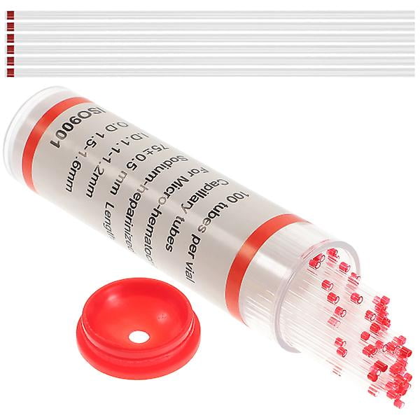 Pack De 500 Tubos Capilares De Vidrio Para Microhematócrito – Punto De Fusión, Transparentes Y De 10 Cm, Para Laboratorios