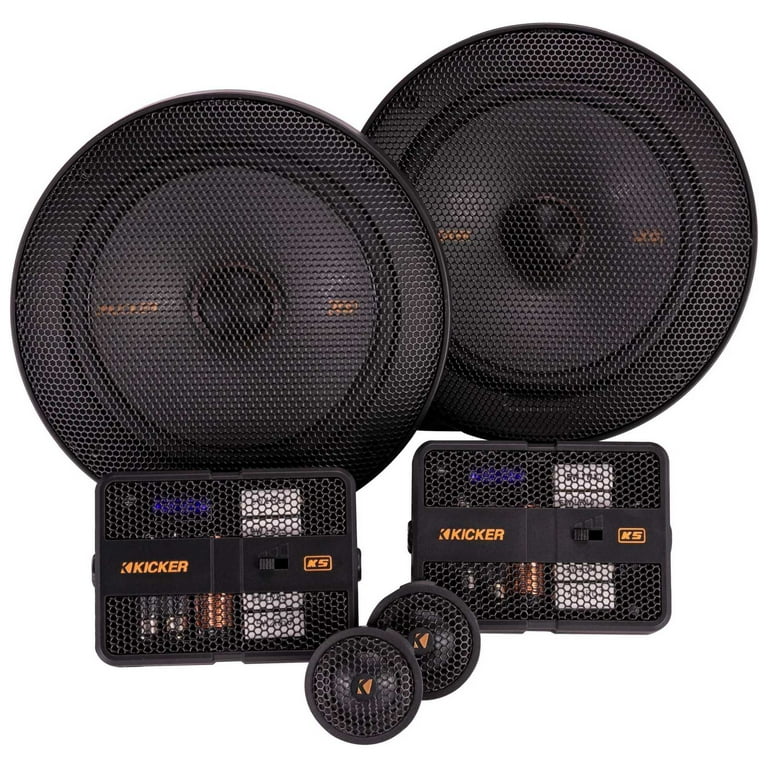Kicker 51KSS6504 KSS Component Speakers and Front