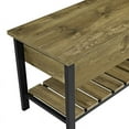 thumbnail image 7 of Pemberly Row 48" Open-Top Storage Bench with Shoe Shelf in Barnwood, 7 of 7