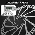 thumbnail image 4 of BUCKLOS Bicycle Disc Brake Rotor 160 mm 180mm 203mm MTB Disc Brake Rotor, Stainless Steel Bicycle Rotors with 6 Bolts, Bicycle Brake Pads, fit for Road Bike, Mountain Bikes, BMX, 4 of 7