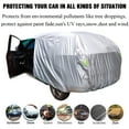 thumbnail image 4 of 190T Car Cover SUV Protection Cover Waterproof All Weather Weatherproof UV Sun Protection Snow Dust Storm Resistant Outdoor Car Cover (M 183.07''x74.8''x66.14''), 4 of 11