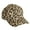 Shallow khaki, variant on Trendy Leopards Print Adjustable Cotton Baseball Caps For Women Sporty Curved Brims Breathable Summer Outdoor Hat
