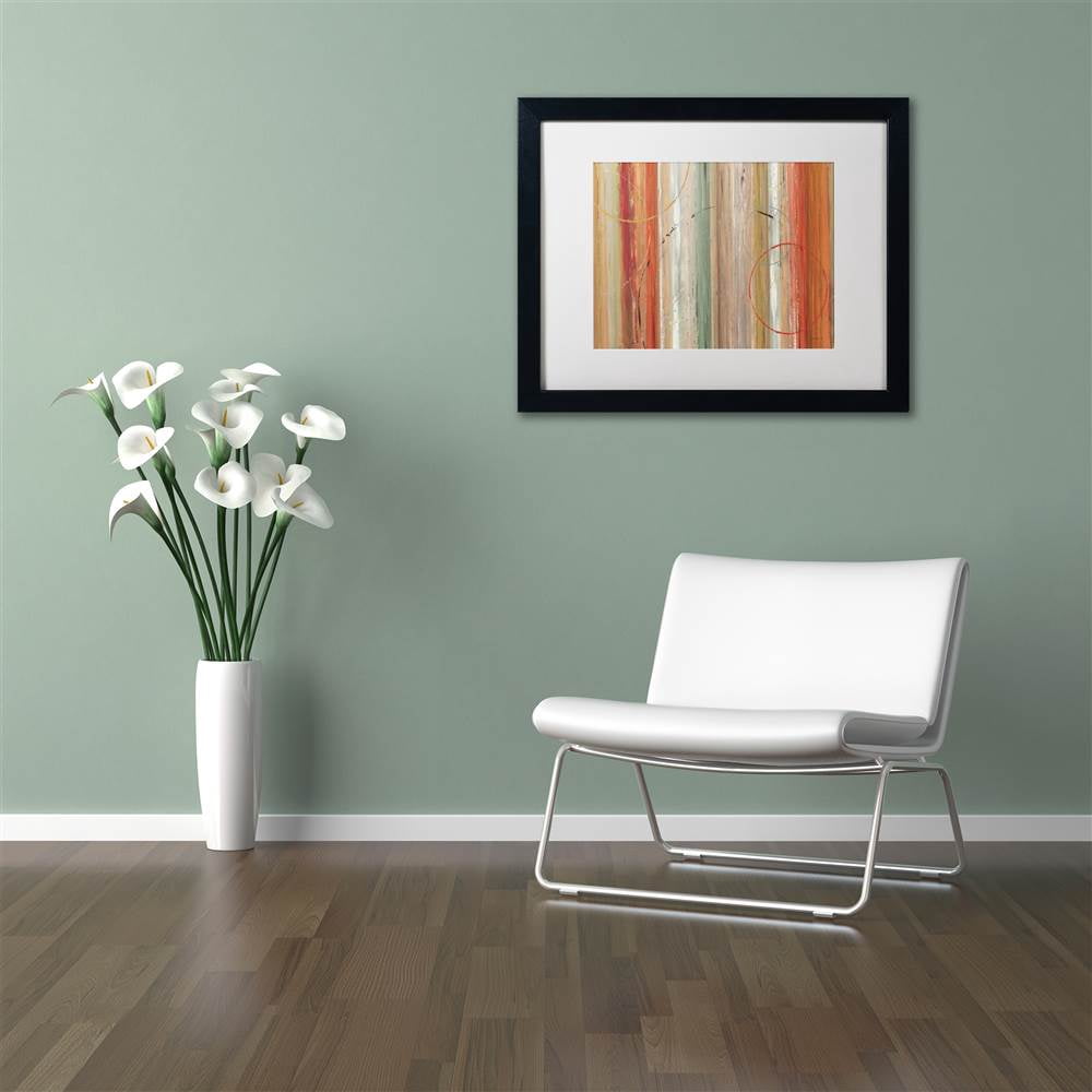 Trademark Fine Art "Spiced II" Canvas Art by Lisa Audit, White Matte, Black Frame