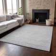 thumbnail image 6 of Addison Rugs Mayfield Washable Transitional Floral Silver Rectangle Rug, 3' x 5', 6 of 6