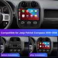 thumbnail image 2 of Radio estéreo para coche Cestovet de 10,1 pulgadas con CarPlay inalámbrico Android, 2 of 6