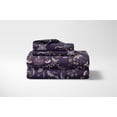 thumbnail image 2 of Sweet Jojo Designs Boho Floral Wildflower Plum Purple Girl Queen Size Sheet Set 4 Piece, 2 of 5