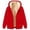 /c13Red61, variant on CUZIBR Women Zip Up Hoodies Oversized Fuzzy Thick Lined Hooded Sweatshirt With Pocket Long Sleeve Trendy Fall Winter Pullover,Dark Green,Xxl