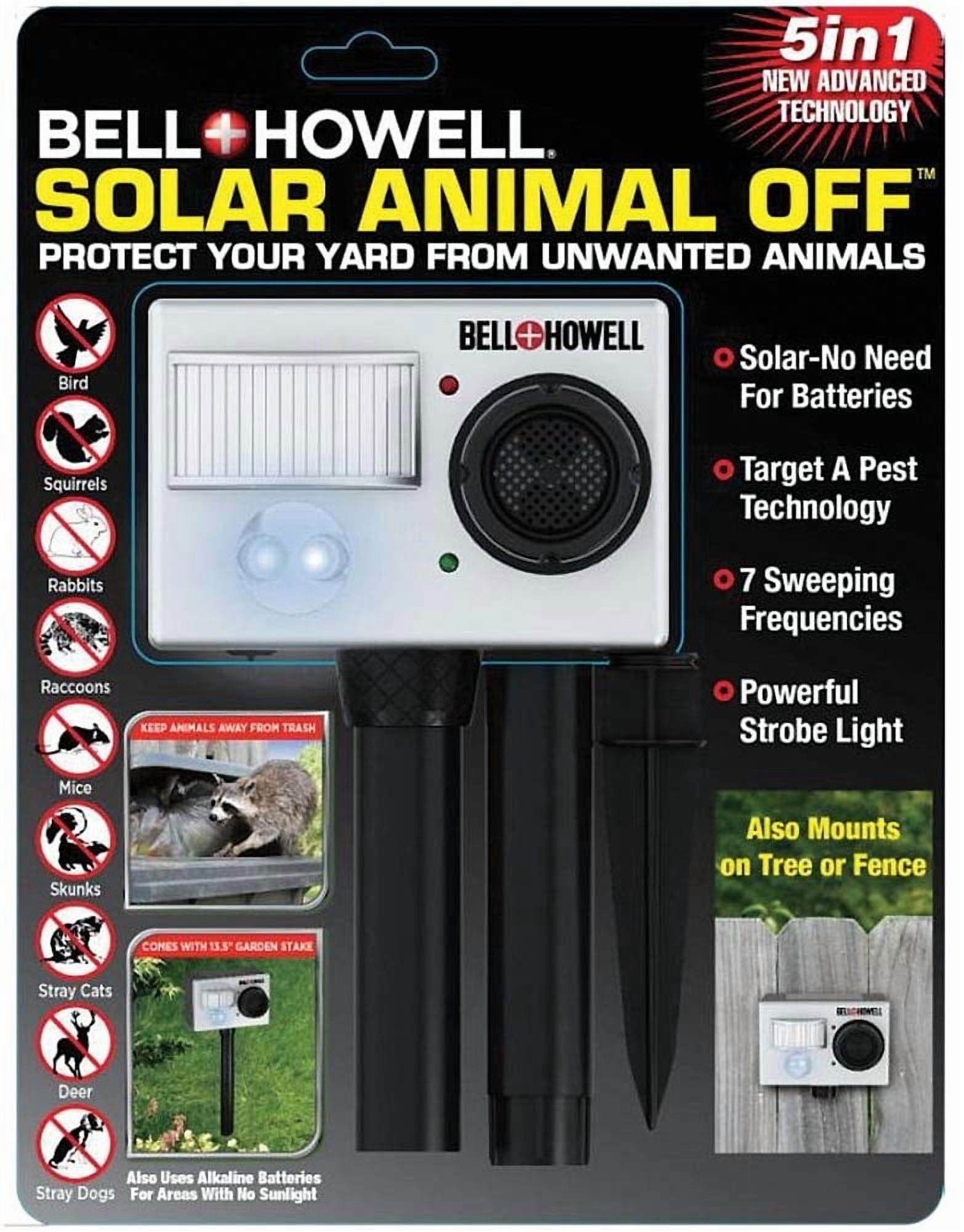 Bell & Howell Solar Repeller Bell + Howell Ultimate Garden Solar Animal