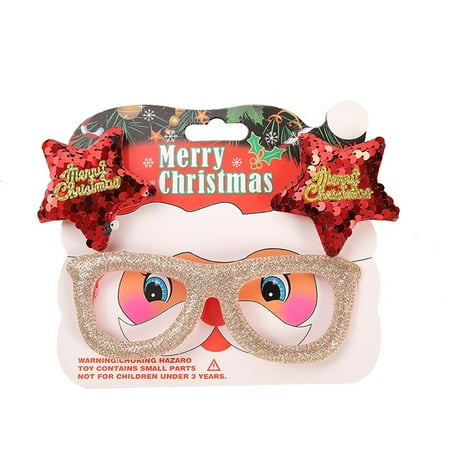 

WIQUOKETT Fall Decor Christmas Decoration Glasses Adult Children Christmas Gifts Holiday Supplies Party Creative Glasses Christmas Glasses Fall Decorations for Home