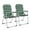 Dark Green, variant on NALYL Aluminum Patio Lawn Chairs Folding 2 Pack with Detachable Cup Holder, Webbed Beach Chair Folding Chair Outdoor Portable Camping Chair for Yard, Garden