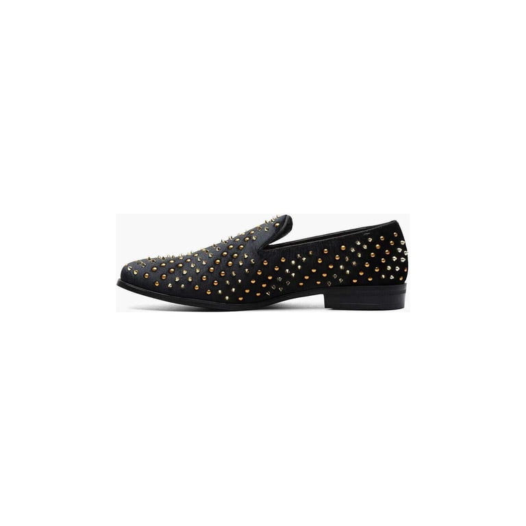 Stacy Adams Sabert Colorful Spike And Stud Slip On Black Multi 25612-009 Size 8M Stacy Adams Sabert Colorful Spike And Stud Slip On Black  main image 4