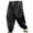 Black, variant on Mens Baggy Sweatpants with Design Men Drawstring Wide Leg Hippie Pants Lightweight Breathable Hiking Sweatpants Lounge Trousers Fall Pants for Men