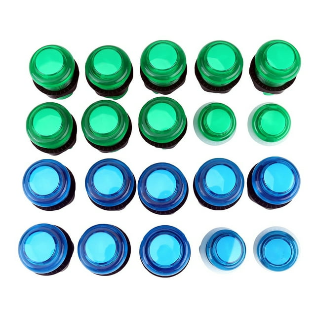 Game Parts,20 DIY LED Illuminated Arcade Game Parts Game Parts Set Effortless Installation