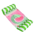 thumbnail image 2 of Hamaca inflable para piscina, colchón de aire, cojín de cama flotante, tumbona de piscina, hamaca de agua para viajes, fiestas y deportes acuáticos. sandía verde, 2 of 9