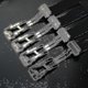 thumbnail image 4 of 26-27 Watchband For Hublot Big Bang Silicone 25*19mm Waterproof Men's Watch Strap Chain Watch Accessories Rubber Bracelet Wristband-blue A Black, 4 of 4