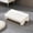WHITE, variant on Ergonomic PP Footrest for Office Desk. Fits Under Desk, Use at Work, Sofa & Study. Comfortable & Space-Saving.