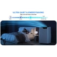 thumbnail image 6 of 16,000 BTU Portable Air Conditioners for Rooms Up To 800 Sq.Ft. Portable AC, Dehumidifier, 24H Timer, Sleep Mode & Water level indication, Remote Control & Window Kit, White & Black, 6 of 10