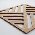 thumbnail image 5 of Ekena Millwork 11 3/8"W x 11 3/8"H x 1/4"T Small Allen Decorative Fretwork Wood Wall Panels, Red Oak, 5 of 18