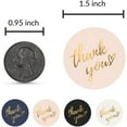 thumbnail image 3 of Party Thank You Stickers Roll | Simple And Sincere | 1.5 Inch | Waterproof | 500 Labels For Small Business, Packaging, Mailer Seal Stickers | 4 Classic Colors With Gold Foil Design, 3 of 6