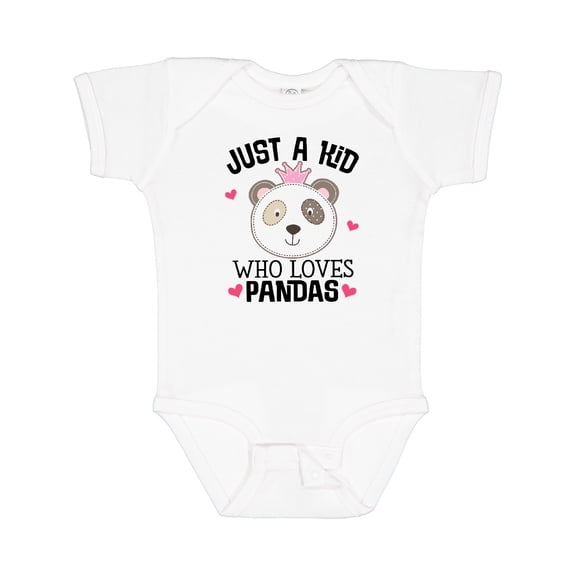 Inktastic Cute Panda Gift for Girls Girls Baby Bodysuit