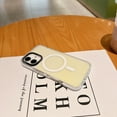 thumbnail image 5 of for iPhone 11 Case Magnetic Phone Case Compatible with MagSafe, Soft TPU Bumper Hard Translucent Matte Back Slim Fit Grip Shockproof Protective Cover for Men Women Girls,Clear, 5 of 9