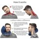 thumbnail image 5 of Chin Supporting Travel Pillow - British Invention of the Year Winner - Supports your head, neck and chin (blue), 5 of 5