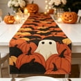 thumbnail image 5 of Fall Table Runner Home Party Decor 13x72 Inch, Maple Pumpkin Ghost Halloween Table Runner - Autumn Harvest Themed Table Decoration, 5 of 5