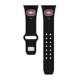 thumbnail image 2 of Black Montreal Canadiens Silicone Apple Watch Band, 2 of 3