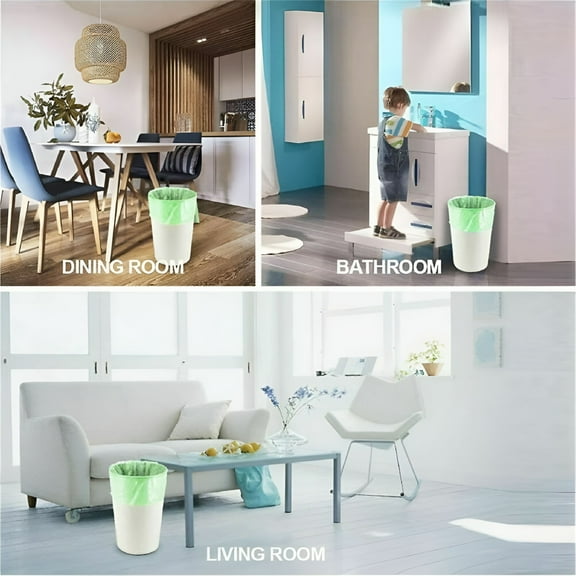 ACDANC 75 Pieces Portable Toilet Bags Camping Toilet Bags 3 Gallon Portable Potty Bags for Camping Boating Outdoors Portable Toilet Potty 100% Biodegradable