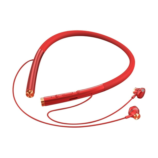 Auriculares Bluetooth Inalámbricos Montados en el Cuello Auriculares Deportivos de Espera Larga, Auriculares Magnéticos Y de Resistencia de 68H, Chip Bluetooth 5.0 para Uso de Música Y Teléfono de Baj