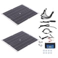thumbnail image 2 of Cargador De Panel Solar, Panel Solar De Silicio Monocristalino De Alta Eficiencia Para Viajes Para Baterías De Automóviles Para Vehículos Recreativos Para Acampar Al Aire Libre ANGGREK Otros, 2 of 8