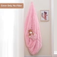 thumbnail image 3 of Stuffed Animal Bean Bag Storage Only Cover, Fluffy Plush Bean Bag Chair Washable, Big Bean Bag Chairs for Adults Kids Teens Side Pocket Anti-Slip Bottom C104, 3 of 3