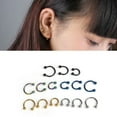 thumbnail image 5 of jiaroswwei 10Pcs Stainless Steel Horseshoe Bar Lip Nose Ear Ring Stud Body Piercing Set, 5 of 8