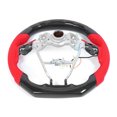 thumbnail image 1 of LED Performance Carbon Fiber Race Display Steering Wheel Preforated Leather W/ Red Stitching Fit For  Camry///Avalon 2018-2020, 1 of 8