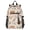 Cute Sleep Bear and Leaf, variant on JIALIOU 14" Laptop Backpack Waterproof Airline Approved Stylish Casual Daypack for Travel Business College Work, Unicorns Rainbows Stars Hearts