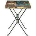 thumbnail image 2 of vidaXL Dining Table 120x60x76 cm Solid Reclaimed Wood, 2 of 5