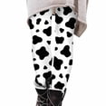 thumbnail image 7 of Lutiedan Cow Print Legging for Girls High Waisted Athletic Workout Pants Casual Full Length Running Leggings Size 3-8, 7 of 7