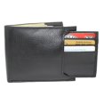 thumbnail image 5 of Real Leather Front Removable ID Card Holder Bifold RFID Blocking Wallet for Men with Gift Box Brown, 5 of 7