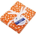 thumbnail image 2 of Threadart Exclusive 5 Fabric Bundles - Orange Confetti Brights Collection 100% Cotton - Premium 100% Cotton Quilting Fabric - No Duplicates - Full Size 18"x21" - Orange, 2 of 8
