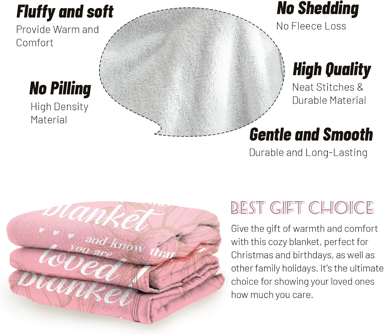 Get Well Soon Gifts, Hug Blanket, Inspirational Gifts for Her Him, Cancer Care Gifts for Women or Men, Encouragement Healing/After Surgery/Thinking of You Gifts