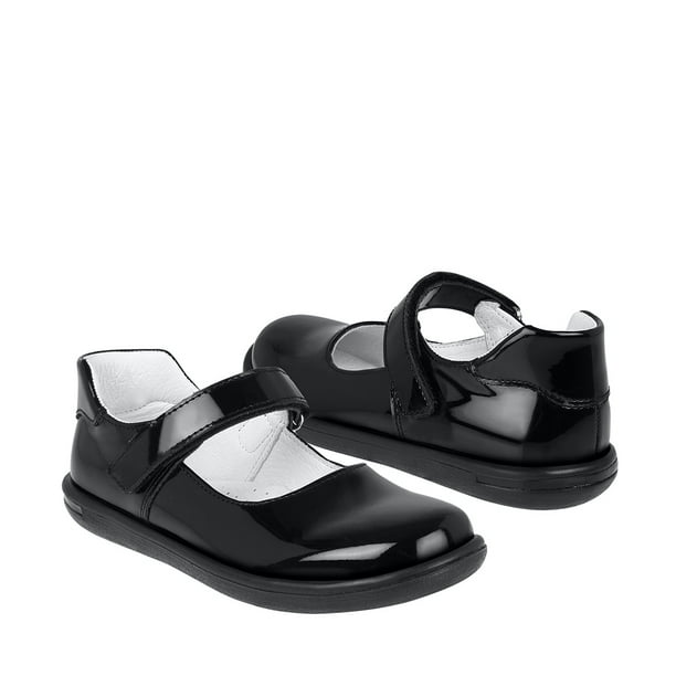 ZAPATOS ESCOLARES NIÑA DOMINIQ 2964 CHAROL NGO 18-21