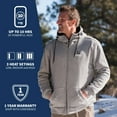 thumbnail image 6 of Ridge Men's Heated Hoodie by Gobi Heat, 6 of 11
