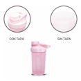 thumbnail image 3 of Vaso Shaker Mezclador Proteína Deportiva Rosa Pastel 500 Ml Genérica Shaker Rosa Pastel, 3 of 4