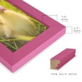 thumbnail image 3 of Grooved 4 in. x 6 in. Pink Picture Frame Set (Set of 4), 3 of 6