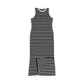 thumbnail image 4 of DHFJKG Summer Dresses For Women Maxi Dress Casual Striped Knit Bodycon Side Slit Sleeveless Beach Vacation Sundress Slim Fit Soft Dresses, 4 of 5