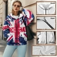 thumbnail image 3 of Yuyamidu British Flag Womens Zip Up Hoodies 2025 Oversized Hoodie for Women Trendy Hooded Sweatshirts Fall Winter Zipper Y2k Jacket, 3 of 8